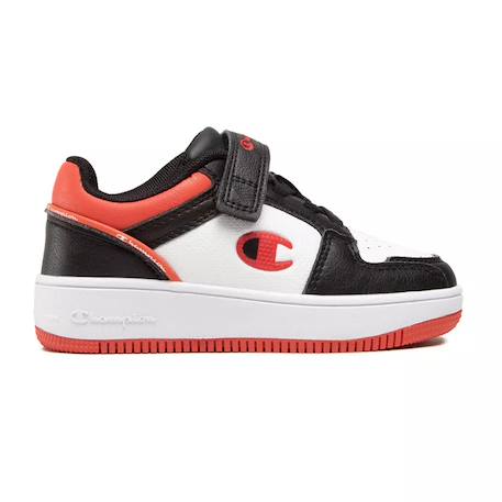 Baskets enfant Noir, blanc, rouge . 2 - vertbaudet enfant 
