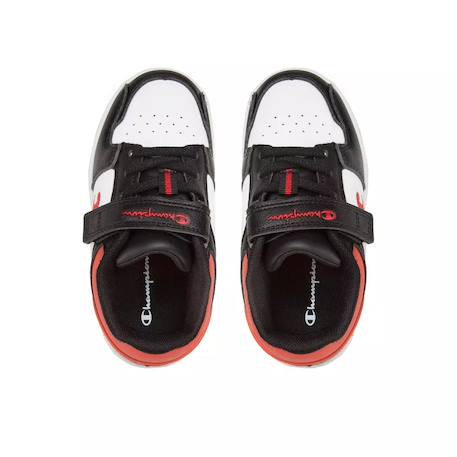 Baskets enfant Noir, blanc, rouge . 6 - vertbaudet enfant 