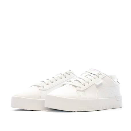 Baskets basses à lacets fille jada biolumines Blanc 6 - vertbaudet enfant 