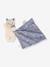 Doudou lapin - blanc+chien+lapin+violet 18 - vertbaudet enfant 
