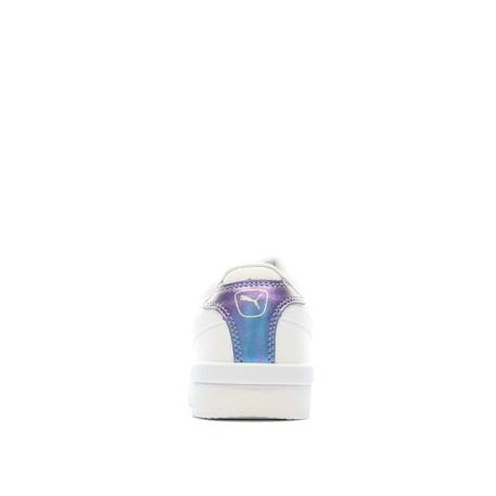 Baskets basses à lacets fille jada biolumines Blanc 3 - vertbaudet enfant 
