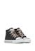 Baskets hautes en cuir ylfas. Noir-beige 2 - vertbaudet enfant 