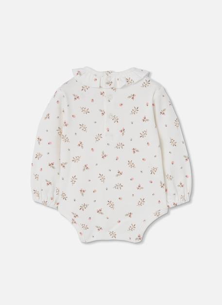 Ensemble bébé fille brodé de fraises Rose 4 - vertbaudet enfant 
