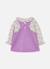 Ensemble bébé brodé de fleurs Violet 3 - vertbaudet enfant 