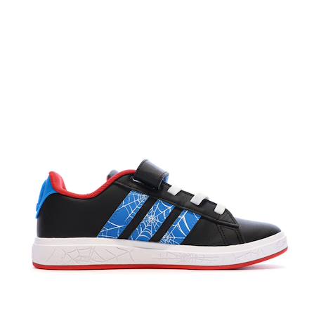 Baskets garçon spider-man grand court Noir 1 - vertbaudet enfant 
