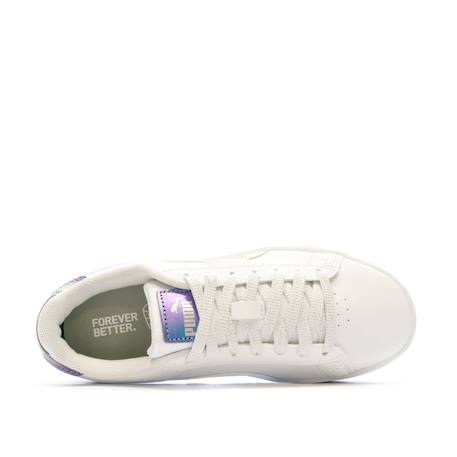 Baskets basses à lacets fille jada biolumines Blanc 4 - vertbaudet enfant 