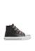 Baskets hautes en cuir ylfas. Noir-beige 1 - vertbaudet enfant 