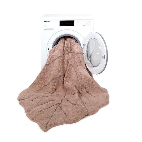Tapis enfant lavable en coton monstera Naturel, vert, moutarde, terracotta+Olive, naturel, miel 8 - vertbaudet enfant 