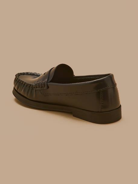 Mocassins en cuir fille Encre 2 - vertbaudet enfant 