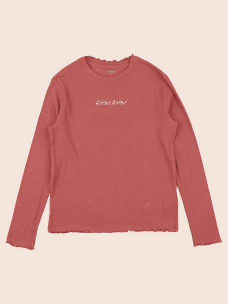 Tee-shirt - 12 ans Rose, or 1 - vertbaudet enfant 