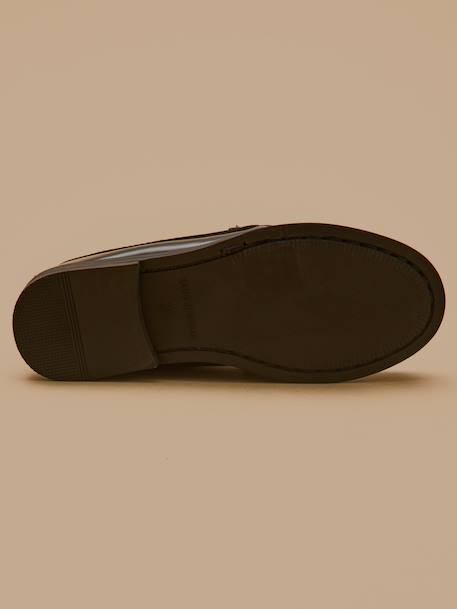 Mocassins en cuir fille Encre 4 - vertbaudet enfant 