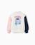 Sweat en coton avec imprimés stitch Bleu clair 2 - vertbaudet enfant 