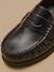 Mocassins en cuir fille Encre 6 - vertbaudet enfant 