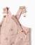 Salopette en sergé avec motif floral Rose clair 3 - vertbaudet enfant 