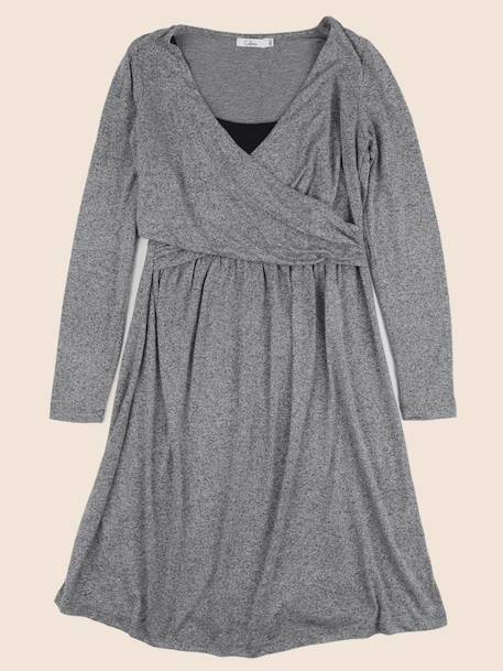 Robe grossesseallaitement - 34 à 36 Gris 1 - vertbaudet enfant 