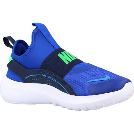 Baskets enfant garçon en textile Bleu 408+Noir 002+Rouge 5 - vertbaudet enfant 