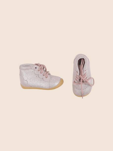 Bottillons - pointure 18 Rose 1 - vertbaudet enfant 