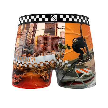 Boxer garçon skate Noir 3 - vertbaudet enfant 