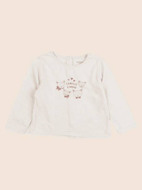 Tee-shirt - 9 mois Beige 1 - vertbaudet enfant 