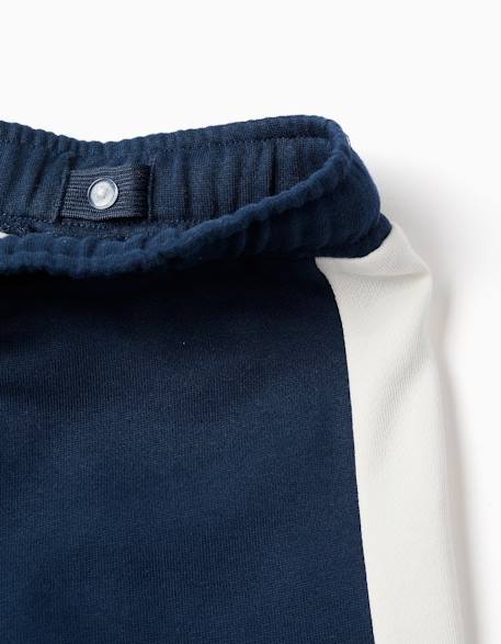 Pantalon de jogging en coton peigné avec imprimé mickey Bleu foncé 3 - vertbaudet enfant 