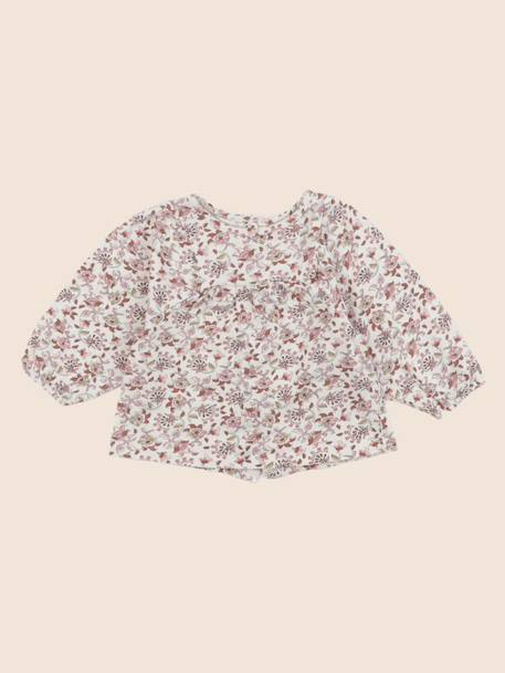 Tee-shirt - 6 mois Beige, marron, rose 1 - vertbaudet enfant 
