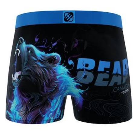 Boxer garçon imprimé ours Bleu 3 - vertbaudet enfant 