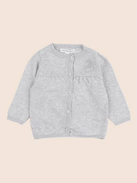 Gilet - 6 mois Gris 1 - vertbaudet enfant 