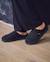 Chaussons mules velours ultra doux, compensées Camel+Noir 8 - vertbaudet enfant 