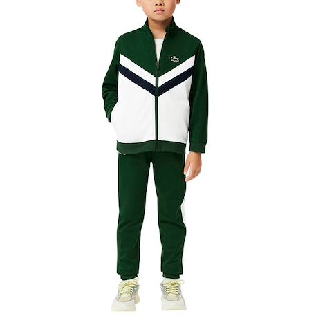 Ensemble de survêtement garçon Vert, blanc, bleu marine 2 - vertbaudet enfant 