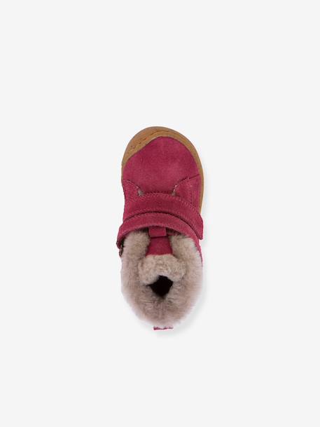Boots fille MINNI SUEDE Froddo bleu pétrole+fuchsia+vieux rose 10 - vertbaudet enfant 