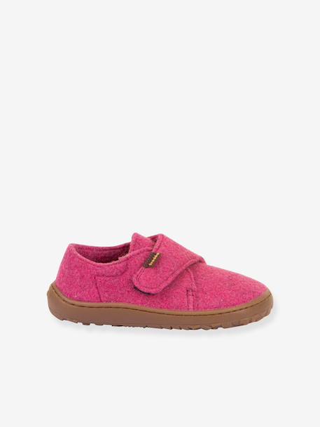 Chaussons barefoot enfants BAREFOOT WOOLY Froddo beige+bleu jean+bleu nuit+fuchsia+gris chiné+rose chiné+rouge+vert 20 - vertbaudet enfant 