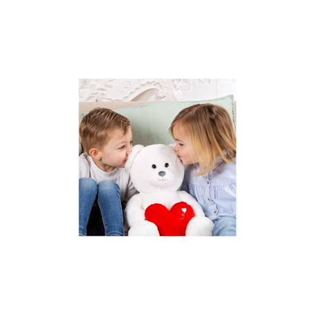 Peluche ours cœur 35 cm Rouge 4 - vertbaudet enfant 