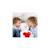 Peluche ours cœur 35 cm Rouge 4 - vertbaudet enfant 