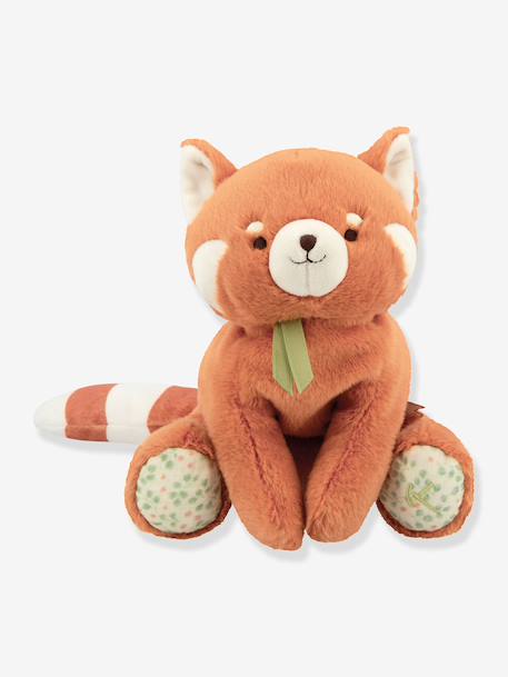 Peluche lestée panda roux orange 1 - vertbaudet enfant 