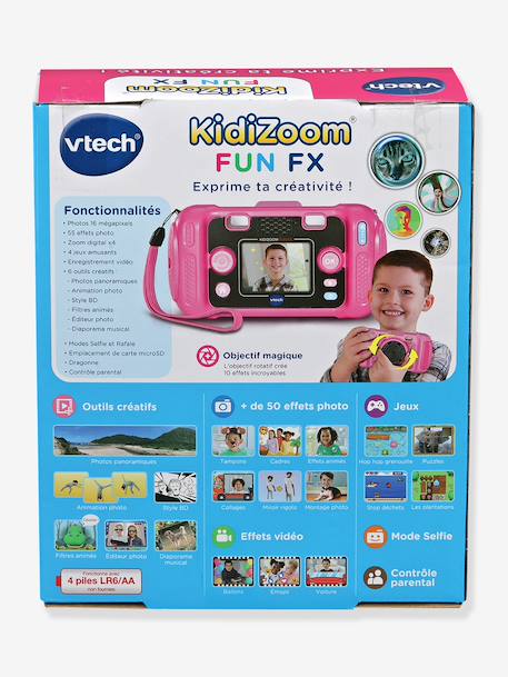 Appareil photo Kidizoom Fun FX bleu+rose 6 - vertbaudet enfant 