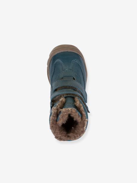 Boots garçon LINZ WOOL TEX HIGH Froddo bleu+bleu nuit+blush 4 - vertbaudet enfant 
