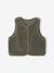 Gilet bébé sherpa à pressions vert 1 - vertbaudet enfant 