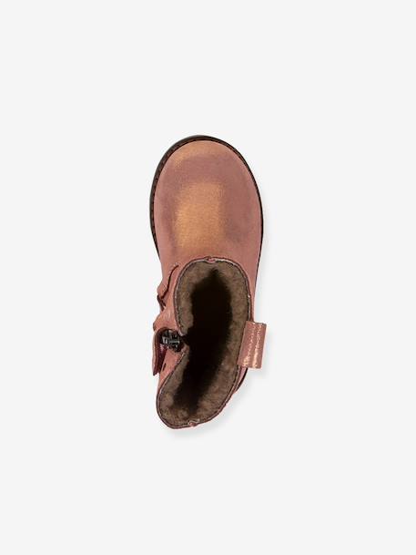 Bottes fille MAXINE TEX Froddo blush+bordeaux 5 - vertbaudet enfant 