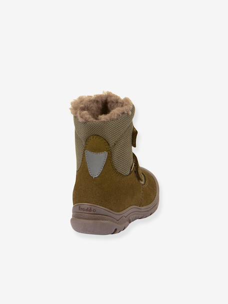 Boots enfants LINZ WOOL TEX HIGH Froddo bleu nuit+bordeaux+noir+olive 21 - vertbaudet enfant 