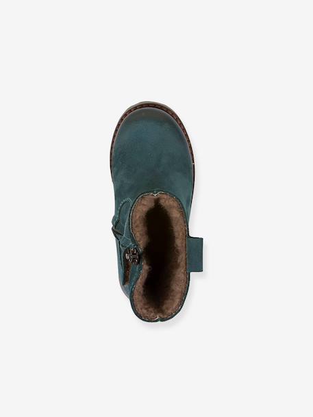 Bottes fille MAXINE TEX Froddo bleu nuit+bleu pétrole+noir 10 - vertbaudet enfant 