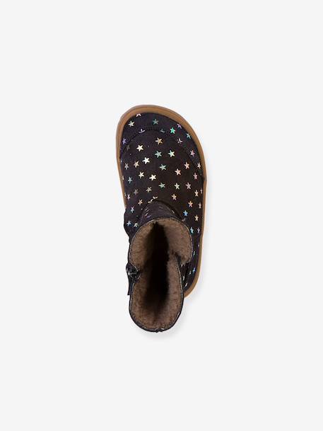 Bottes pieds nus pour filles BAREFOOT TEX SUEDE Froddo bleu nuit 5 - vertbaudet enfant 
