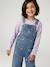 T-shirt manches longues fille mauve+prune 1 - vertbaudet enfant 