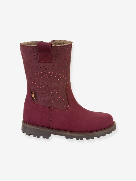Bottes fille MAXINE TEX Froddo blush+bordeaux 9 - vertbaudet enfant 