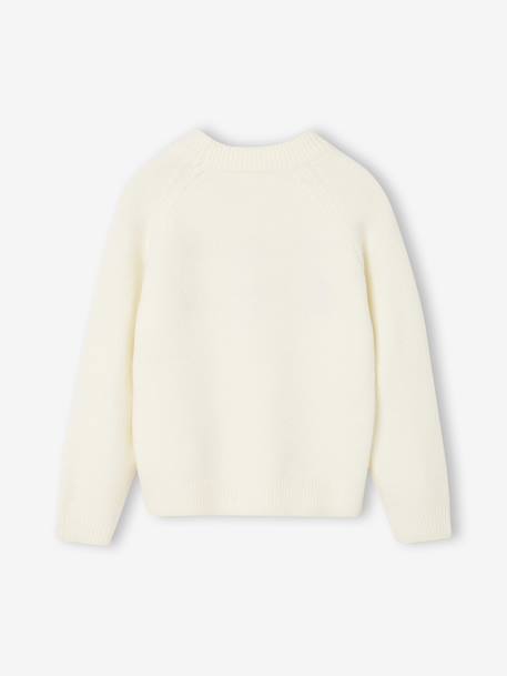 Pull de Noël fille manches longues écru 4 - vertbaudet enfant 