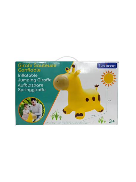 Girafe sauteuse gonflable jaune Jaune 3 - vertbaudet enfant 