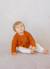 Cardigan bébé 4 boutons coton bio Citrouille (marsala)+Corail+Farine+Moutarde+Rose petunia 1 - vertbaudet enfant 