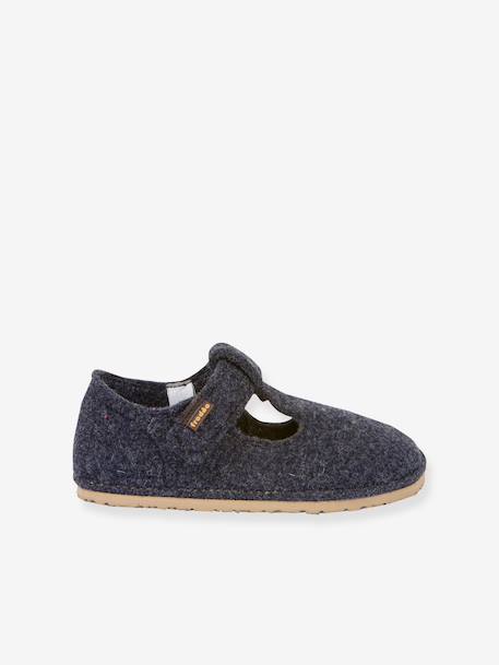 Chaussons pieds nus enfants FLEXY WOOLY BAREFOOT Froddo bleu jean+bleu nuit+gris chiné+rose chiné 9 - vertbaudet enfant 