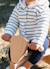 Manteau en tricot bébé Curry+Ecru rayé marine+Marine rayé écru+Pétunia 4 - vertbaudet enfant 