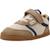 Sneakers filles synthétique fermeture adhésive barefoot Cream_blue+marron clair+White 4 - vertbaudet enfant 