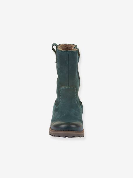 Bottes fille MAXINE TEX Froddo bleu nuit+bleu pétrole+noir 12 - vertbaudet enfant 